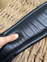 Load image into Gallery viewer, S/H 30” Jeffries Soft Padded Leather Dressage Girth-Black