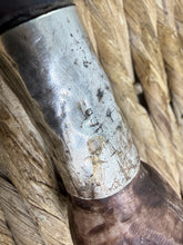 Load image into Gallery viewer, Vintage Gents Strong Hunt Whip - Silver Collar and Antler Hook