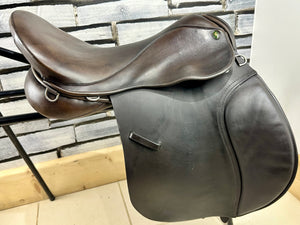 16 1/2” MW Minster English Saddlery GP Saddle - Brown