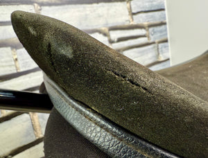 16 1/2” Wide Eclipse Suede & Synthetic GP Saddle - Black