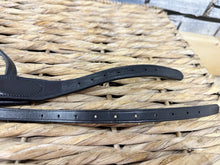 Load image into Gallery viewer, S/H Colliegate Double Buckle Comfort Flash Nose - Black - Full