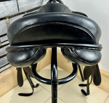 Load image into Gallery viewer, 17 1/2” Wide Ideal Jessica Dressage Saddle - Black