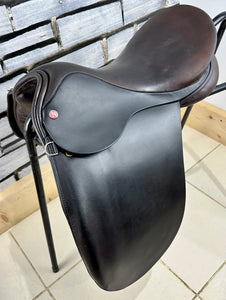 16 1/2” Wide Kings Saddlery Show/WH Saddle - Brown