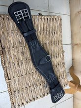 Load image into Gallery viewer, S/H Black Soft Leather Short Event/Dressage Girth-22”