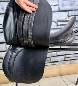 16” MW Charles Mountfort Pony GP Saddle - Black