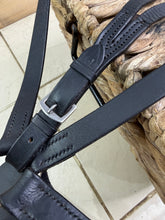 Load image into Gallery viewer, S/H English Hunting Breastplate &amp; Martingale -Brown- Full
