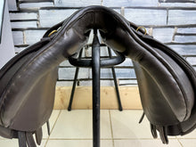 Load image into Gallery viewer, 17” Wide Barnsby Pony Club GP Saddle - Brown