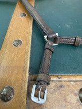 Load image into Gallery viewer, Sabre Drop Noseband - Brown - Pony - Traditional English Leather