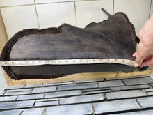 Load image into Gallery viewer, Courtlea Lambskin Show Numnah - Brown - Fit 17” Saddle - Cob/Show/Working Hunter