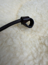Load image into Gallery viewer, Rolled English Leather Lip Strap - Havana/Black - Standard or Large