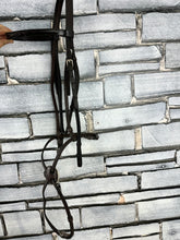 Load image into Gallery viewer, S/H English Dainty Grackle Bridle - Brown - Cob