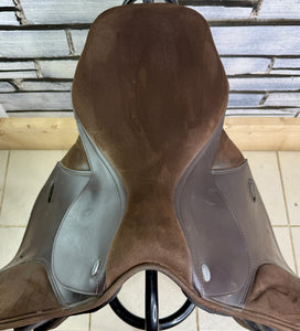 17” MW/Changeable Gullet Thorowgood Cob Plus GP Saddle - Brown
