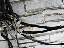 Load image into Gallery viewer, S/H English M&amp;M Complete Pelham Bridle - Black - Pony