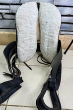 Load image into Gallery viewer, 12 1/2” SQHB Shetland Leather Western Saddle - Black - Pony Size