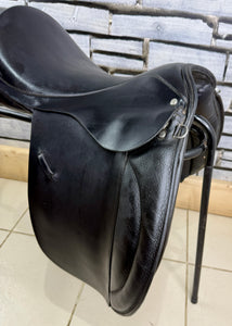 17” XW Global Saddlery English VSD/GP/WH Saddle - Black