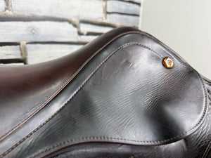 17” Medium Prestige Arezzo Jump Saddle - Brown