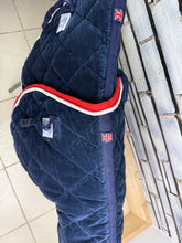 Load image into Gallery viewer, S/H 2 x Matching Velvet Saddlepads -Red/White/Blue- Full