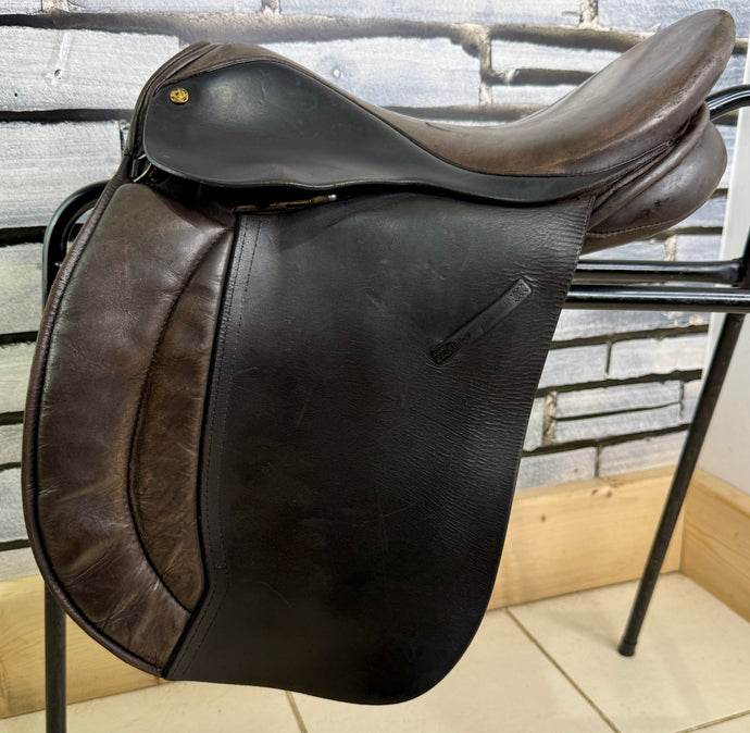 16” Medium Barrie Swain English Pony GP Saddle - Black