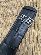 Load image into Gallery viewer, S/H 30” Jeffries Soft Padded Leather Dressage Girth-Black
