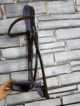 Load image into Gallery viewer, S/H Equicraft Anatomic Patent Dressage Bridle - Brown - XF