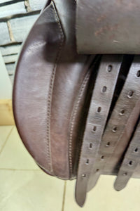 17” Medium Farrington/Crewe Saddlery GP Saddle - Brown