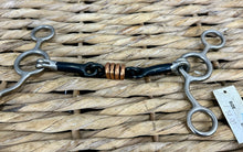 Load image into Gallery viewer, Tom Thumb Gag Bit - Sweet Iron with Copper Rollers  - 4 1/2-6”