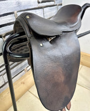 Load image into Gallery viewer, 11 1/2” MW Robinsons English Tiny Pony Saddle - Brown