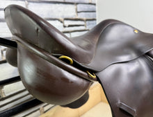 Load image into Gallery viewer, 17” Wide-XW Symmonds Olympus Forward Cut GP Saddle - Brown