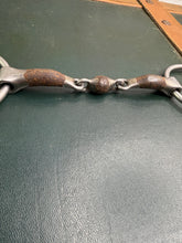Load image into Gallery viewer, 5 1/2”/145mm Bombers Round Lozenge Loose Ring Snaffle - Sweet Iron