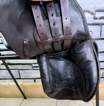Load image into Gallery viewer, 15” Wide Chase English Pony GP Saddle - Brown - Deep Seat