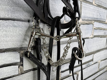 Load image into Gallery viewer, S/H English M&amp;M Complete Pelham Bridle - Black - Pony
