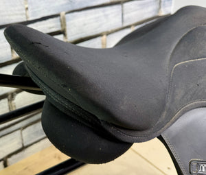 16” Wide/Changeable Gullet Thorowgood Maxam Pony GP Saddle - Black