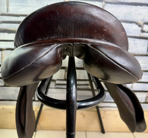 16 1/2” MW English GP Saddle - Brown