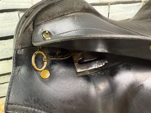 17” Wide Farrington Kentucky Dressage Saddle - Black