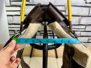 15” MW Kids Seaside Donkey/Pony Ride Saddle - Brown