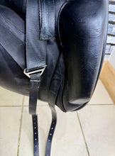 Load image into Gallery viewer, 17 1/2” Medium Ideal Suzannah Dressage Saddle - Black - Big Blocks, Deep Seat