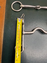 Load image into Gallery viewer, 4 1/4” Fylde Double Bits - Fixed Ported Weymouth &amp; Small Ring Bridoon- Show Pony