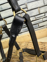 Load image into Gallery viewer, S/H Black Padded Leather Headcollar - Cob