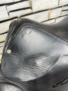 16” MW Charles Mountfort Pony GP Saddle - Black