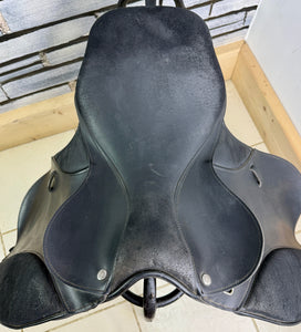 16 1/2” XW Thorowgood Cob GP Saddle - Black