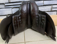 Load image into Gallery viewer, 14” MW English Tiny Tots Pony Show Saddle - Dark Brown