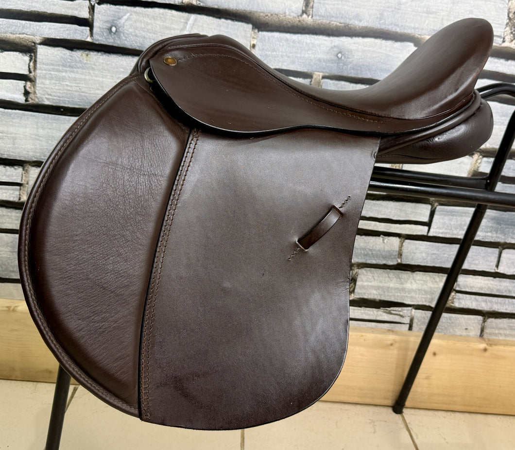 17 1/2” Medium Silhouette Midas High Wither GP Saddle - Brown