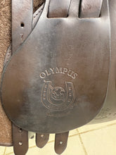 Load image into Gallery viewer, 17” Wide-XW Symmonds Olympus Forward Cut GP Saddle - Brown