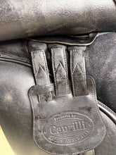 Load image into Gallery viewer, 17” XW/Changeable Gullet Bates Caprilli GP Saddle - Black