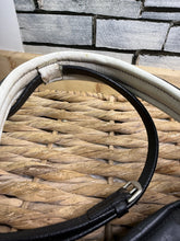 Load image into Gallery viewer, S/H Sue Carson Hidden Flash Padded Comfort Bridle-Black/White