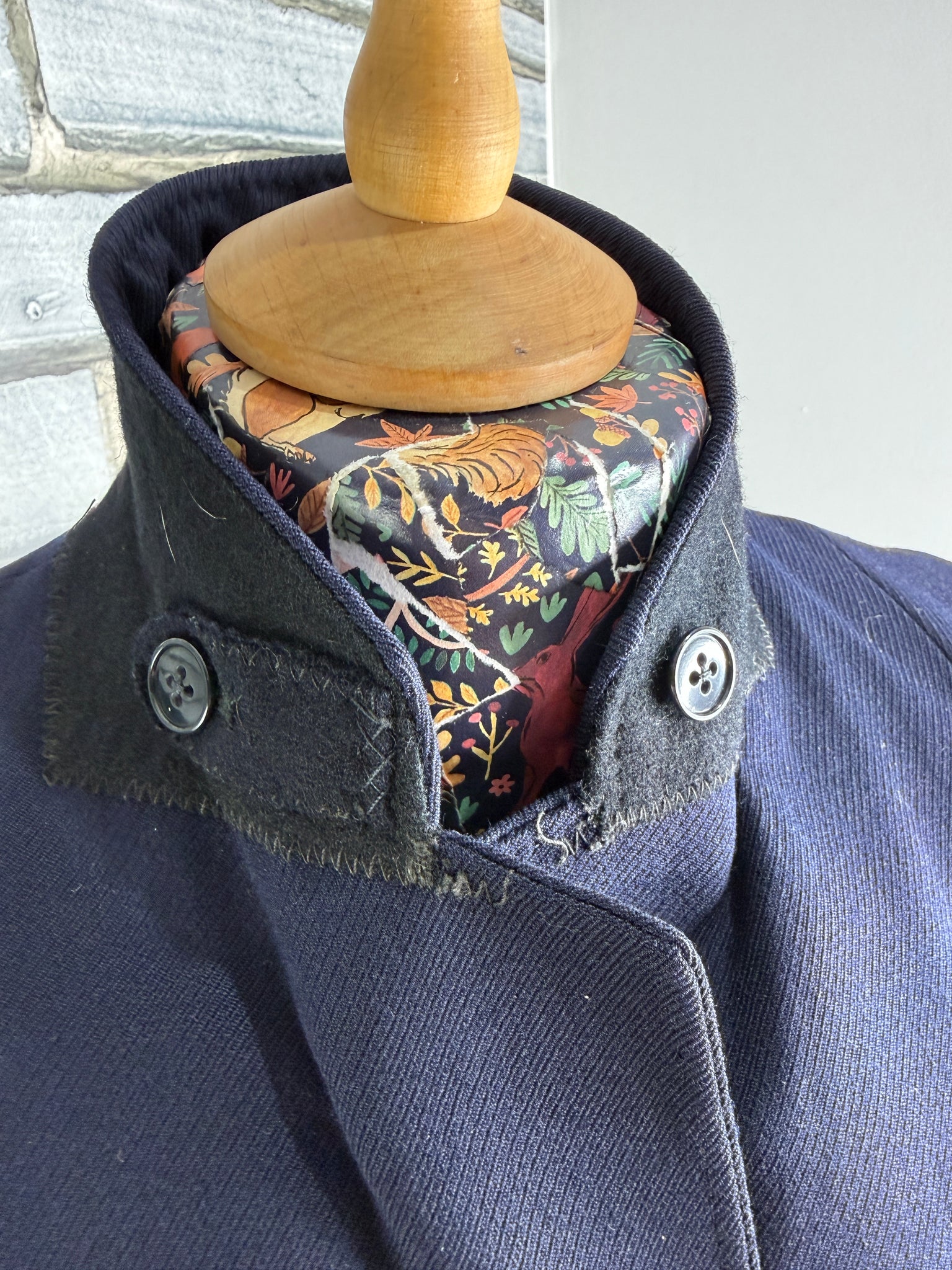 Manteau De Chasse Vintage Harry Hall – Laine Noire – Femme Taille 38
