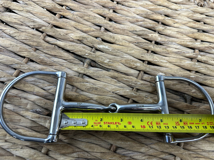 5” Jointed Mouth Dee Snaffle Bit