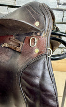 Load image into Gallery viewer, 14 1/2” MW English Cooper Small Pony/Shetland Saddle - Brown
