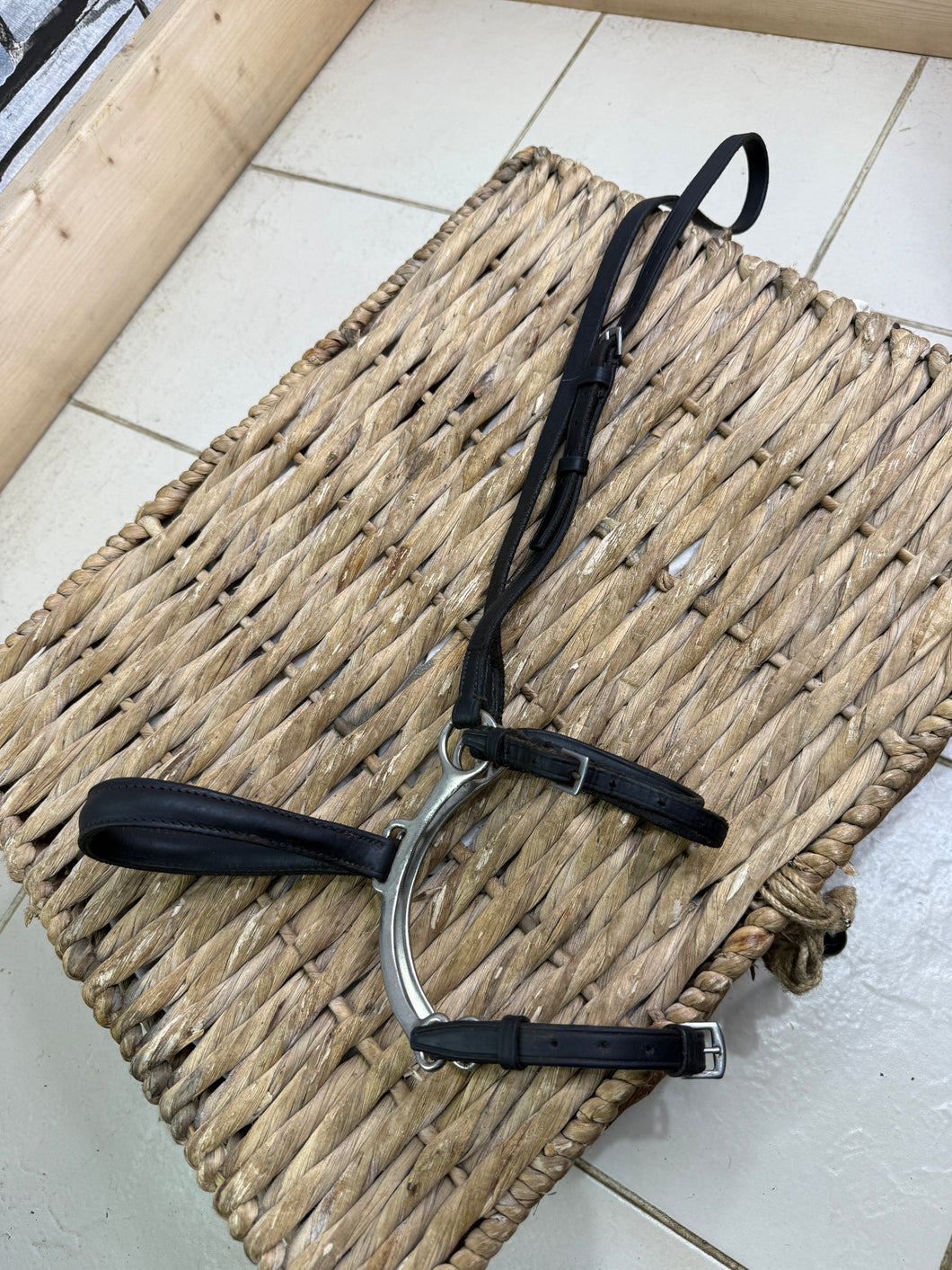 S/H English Combination/Lever Noseband - Brown - Full