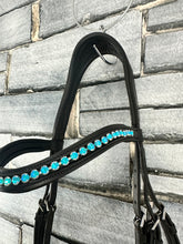 Load image into Gallery viewer, S/H Full Size Colliegate Anatomic Padded Bridle - Black